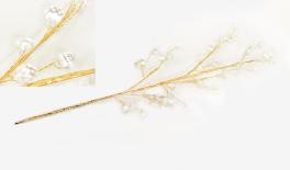 DLRS19- 433 gold +clear beads 30CM 0530117