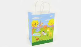318#-A animal print paper bag 15*21cm 0402112