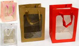 35*25*18cm paper bag with window 0402130