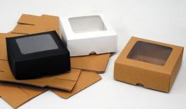 13*13*5cm paper box with window 0402147
