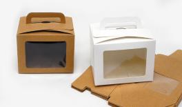 7*7*10cm 015#paper box with window 0402150