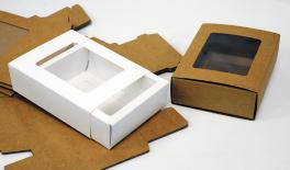17*13*5cm 713#drawer paper box with window 0402155