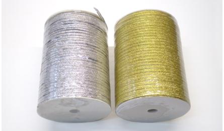 Ribbon gold and silver 0.3cm 880Y 0501030