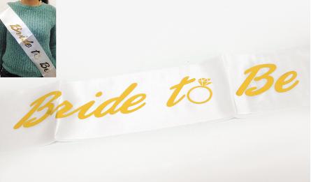 "Bride to be" ribbon 9.5*160cm 0501306