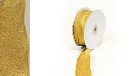 1199# 3.8cm ribbon gold 25Y/ROLL 0501341