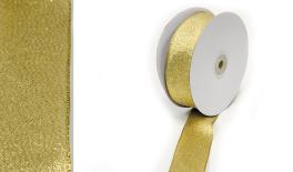 2343# 3.8cm ribbon gold 25Y/ROLL 0501343