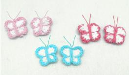 BUTTERFLY KNITTED 2.5x3cm 0508029
