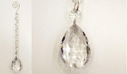 YH16-91 glass decoration
pendant size:5cm
Chain with 7pcs 1.4cm octagon beads 0514003