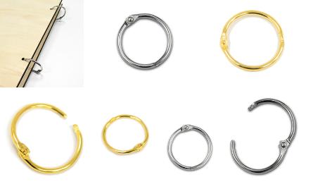 2cm metal loop ring 0517959