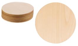 natural 6*6cm round wood pcs thickness:5mm 0519727