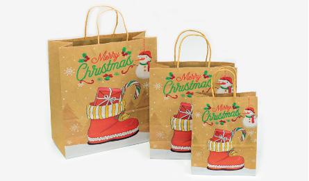 023-2#Christmas paper bag 27*21*11 0531164