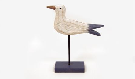 HAG-550164 15x8x18cm wooden standing bird 0621198
